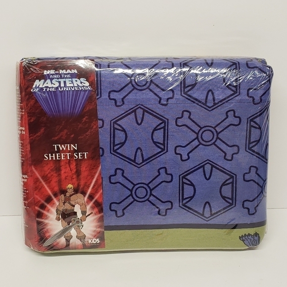 He-Man Masters of the Universe Twin Sheet Set 2002 - Picture 1 of 9